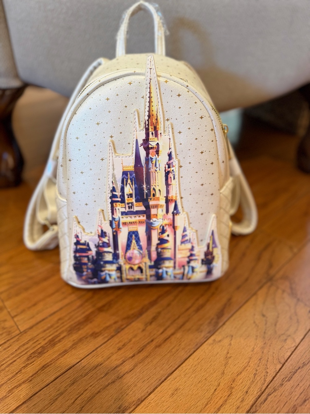 Walt Disney World Park 50th Anniversary Edition Castle Loungefly backpack. NWT!